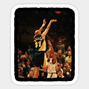 Reggie Miller - Vintage Design Of Basketball Sticker